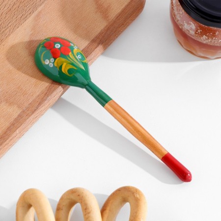 Teaspoon "Zelenushka", 14.7 × 3.5 cm, mix-1