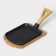The cast -iron pan on the wooden stand “Shovel. Grill ", 23 × 18 cm, black color