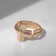 The ring "minimal" the cross, the color of gold, dimensionless