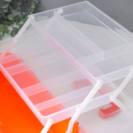 Casket Plastic for trifles "Box" MIX drawn up tiers 14.3x33x19.5 cm-6