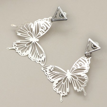 Earrings “Tenderness in each moment”, 2.5 x 4 cm-2