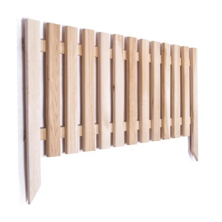 Decorative fence, 45 × 110 cm, 1 section, wood, "line", Greengo-7
