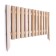 Decorative fence, 45 × 110 cm, 1 section, wood, "line", Greengo