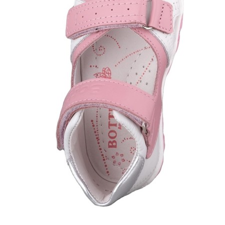 Baby sandals, size 29, pink-white color-2