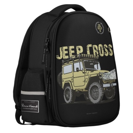 Frame backpack, 38 x 30 x 20 cm, Bruno VisConti 12-001, + Penal, Jeep Cross Country-2