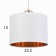 Oasis chandelier 1x60W E27 white, gold 20x15x30 (100) cm