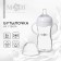 Finding bottle Ø50 shg 240 ml., Glass, white color