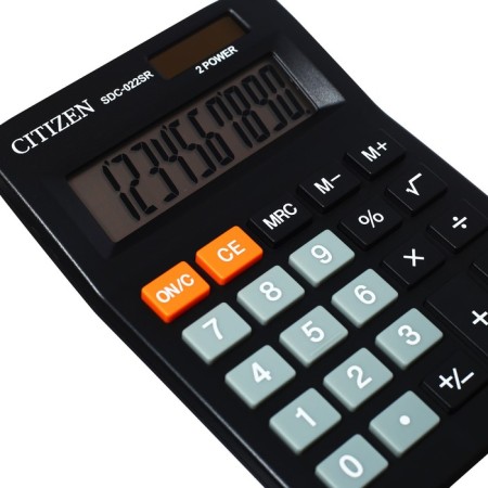 CITIZEN CITIZEN "SDC-022SR", 10-bit, 88 x 127 x 23 mm, double power, black-6