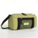 Sports bag with lightning, external pocket, green color