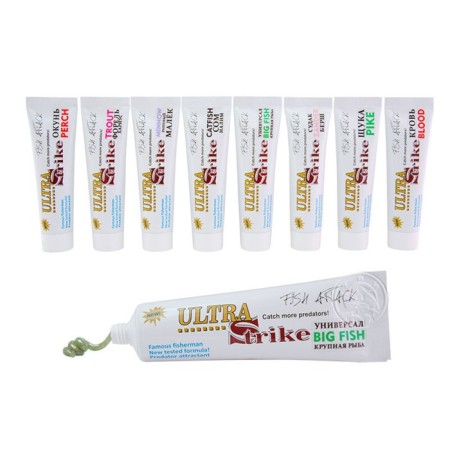 Ultra Strike Gel-attractate "Wounded Malek" for predatory fish, 100 ml