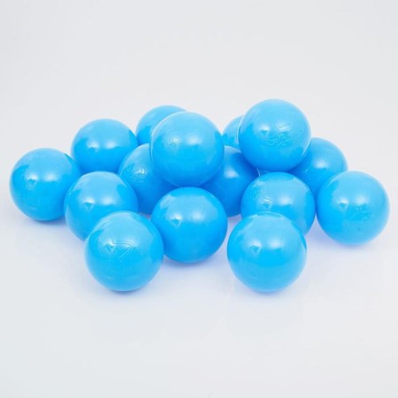 Balls for a dry pool with a pattern, ball diameter 7.5 cm, set 500 pieces, blue color-4