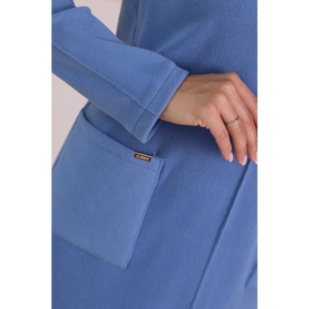 Women's dress, size 52, blue color-16