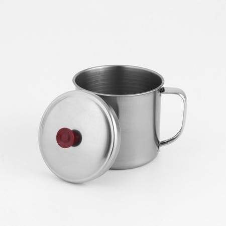 A stainless steel mug with a Western lid, 620 ml, chrome color-2