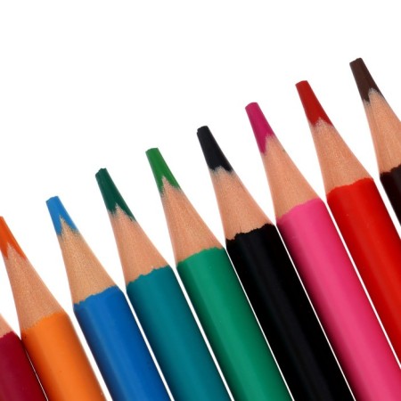 Faincolor color pencils Funcolor are plastic, in a cardboard tube, mix-7
