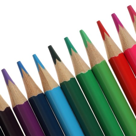 Pencils 24 colors "raccoon in space", trihedral-2