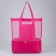 Bag - beach choper with thermo -karman, 42x37x15 cm, pink color