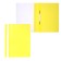 Calligrata, A4, 180 μm, yellow, transparent top folder