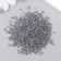 Beads "Astra" 11/0, 20 g (2222 brown/transparent with a color center, glossy)