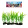 The artificial aquarium plant is small, 9 cm