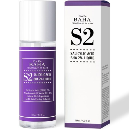 Cos de Baha face tonic, with niacinamide and salicylic acid, 120 ml
