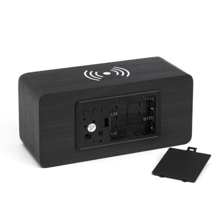 Clock - an alarm clock "number" desktop "desktop with a thermometer and wireless Qi charging-3