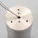 Lamp "Aliser" GU10 silver 7.5x7.5x13 cm