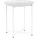 TRAY METAL METAL CHOUSE, White 47X47X51 cm