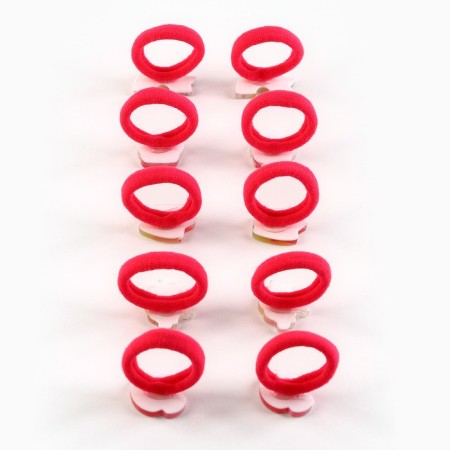 Hair gum children's “kittens”, 10 pcs, rh elastic 1.5 x 1.5 x 1 cm-3