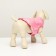 Dog jacket two -sided with weighting, size 8 (ds 23 cm, og 30, osh22 cm), pink