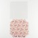 Cookie box, confectionery packaging with PVC lid, “flowers”, 18 x 18 x 3 cm