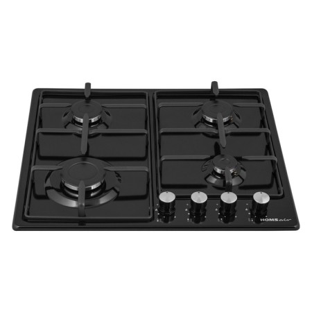 Honing panel Homsair Hge643gbk, gas, 4 burners, black-9