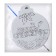 Christmas tree decoration for painting "Merry Christmas" 4 pcs., Brush