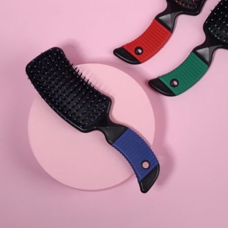 Comb massage, rubberized pen, 5 × 21 cm, color mix-1