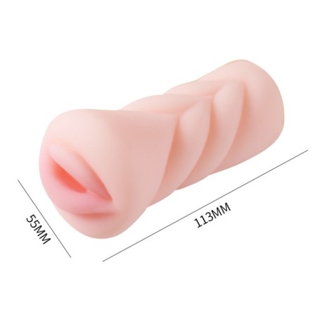 Realistic masturbator Yoni No. 6 Oral, 11.5 x 5.5 cm, bodily