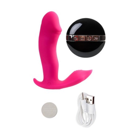 GHO point stimulator with Jos Tilly voice control, silicone, pink color, 11 cm-6