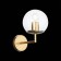 Wall lamp ST LUCE. SL1150.201.01. Liora. 1x40 watts, E27, 15x20 cm, matte gold color