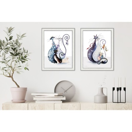 Reproduction of the picture "Happy Family", 30x40, frame (45-a355)-4