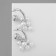 Earrings with pearls "bun" on the ring, the color is white in silver