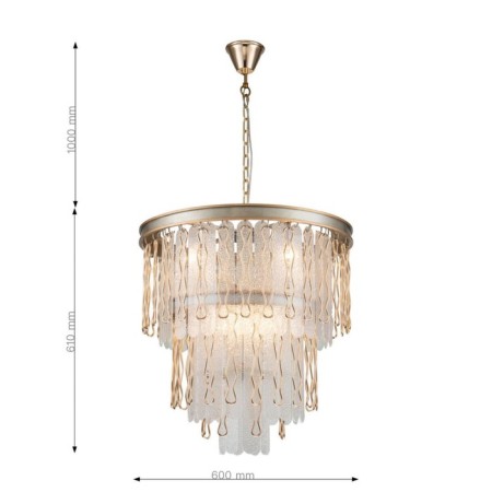 Medea suspension 600 mm, E14-2