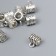 Bale (holder of d/kulon) Metal d/creativity "Maya" silver G101B607 1.1x0.8 cm