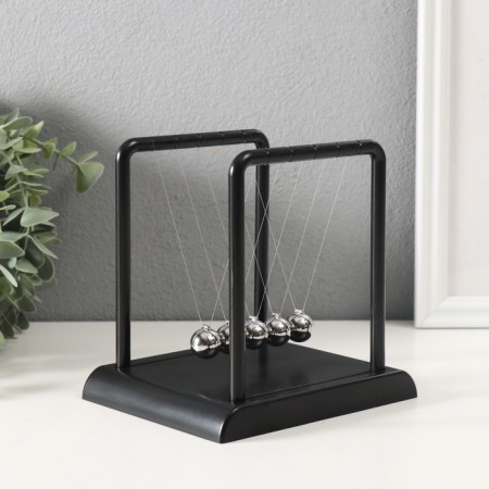 Antistress pendulum black 11.4x13.5x13.7 cm-3