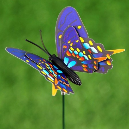 Plug "butterfly Delfius" 25cm, set 15pcs, mix-8