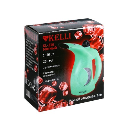 Kelli KL-316, manual, 1650 watts, 250 ml, mint-6