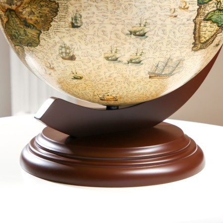 Globe bar decorative "Captain Map" 38x33x48 cm-10
