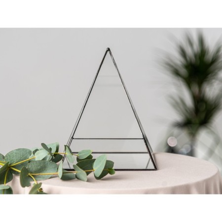 Florarium "Pyramid 4" (black seams)-2