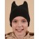 Children's hat, size 53-54, black color