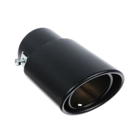 A muffler nozzle 14 × 8.5 cm, landing 64 mm, black mat-1