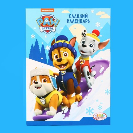Advent calendar Candy Party Puppy Patrol, 55 g-1