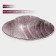 Glass of glass soup "Drachna", d = 21 cm, burgundy color