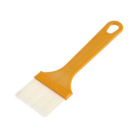 Brush flat promo, artificial bristles, plastic handle, 48 mm